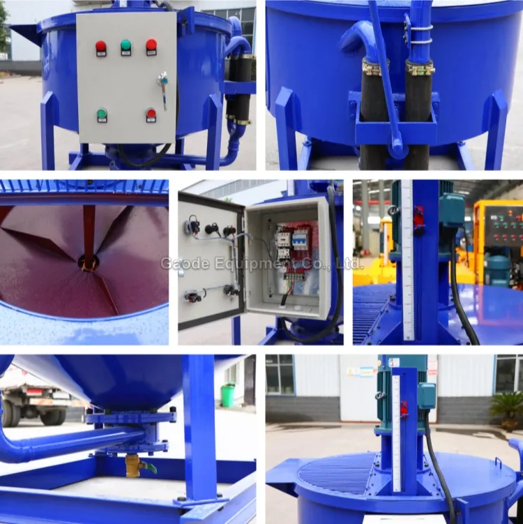 Gaodetec GM500E 500L Colloidal Cement Grout Mixer for Sale